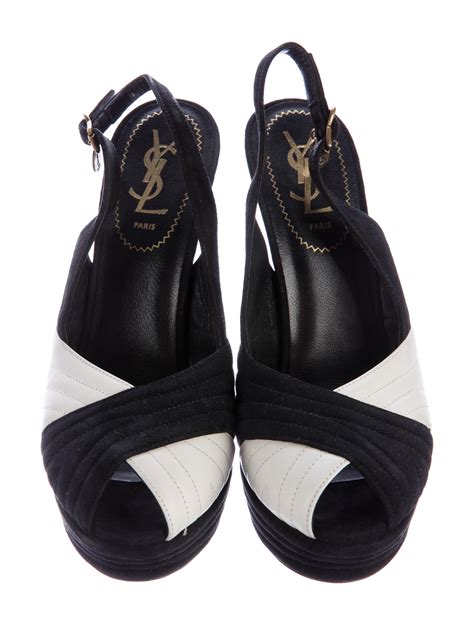 yves saint laurent sling back|saint laurent slingback pump.